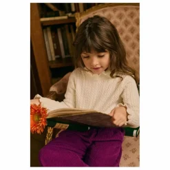 Online Louise Misha Pantalon Flor Velours | Framboise