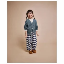 Best Búho Pantalon Gingham Carreaux | Bleu marine