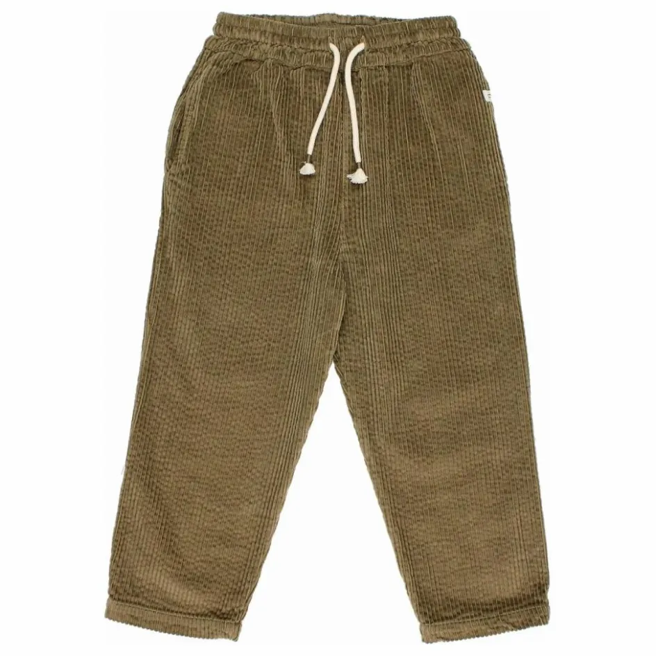 Sale Búho Pantalon Girly Velours Côtelé | Vert kaki