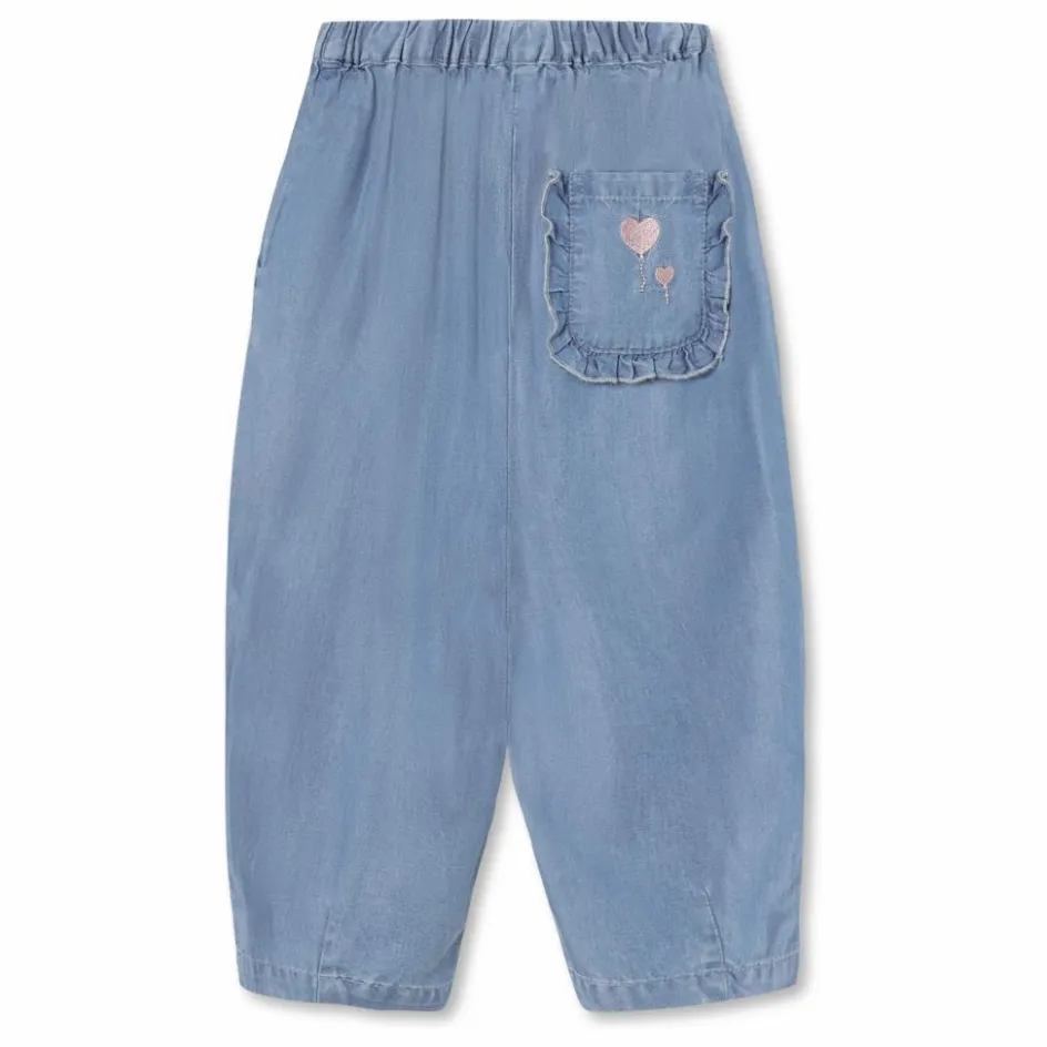 Outlet Fliink Pantalon Helene Tencel | Bleu Clair