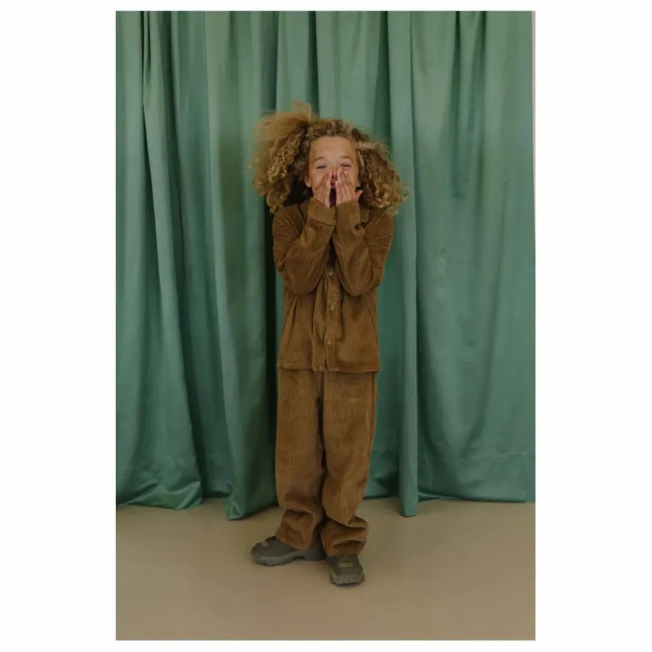 Outlet We Are Kids Pantalon Jamie Velours Côtelé | Marron