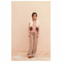 Longlivethequeen Pantalon Large Carreaux ||Enfant Pantalons, Jeans|Pantalons Jeggings