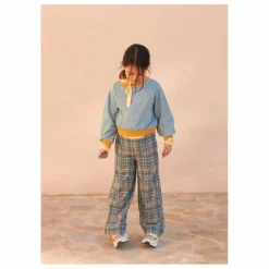 Enfant Longlivethequeen Pantalons, Jeans|Pantalons Jeggings*Pantalon Large Carreaux |
