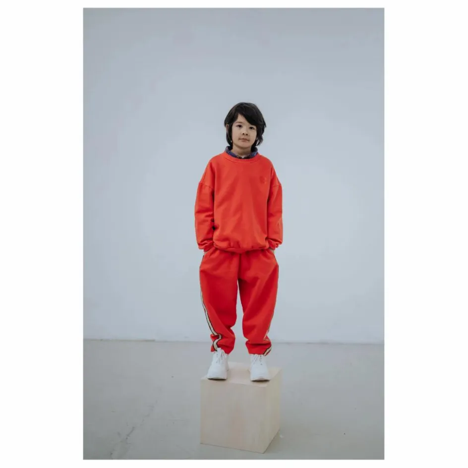 Online Repose AMS Pantalon Loose Coton Bio | Orange