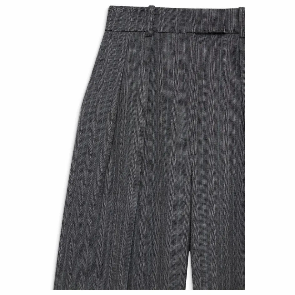 Sale Anine Bing Pantalon Lou Laine | Noir