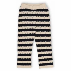the new society Pantalon Maille Rayures Coton Bio ||Enfant Pantalons, Jeans|Pantalons Jeggings