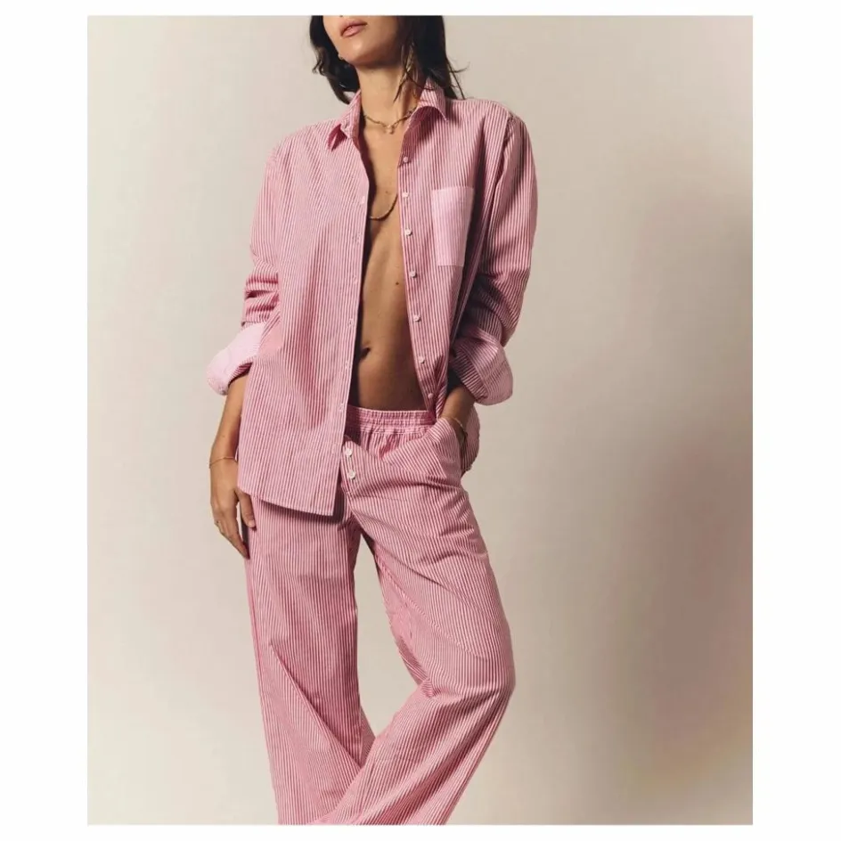 Xirena Pantalon Maxime Rayé x Léa Meylan ||Femme Pantalons
