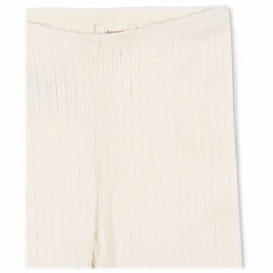 Discount Konges Sløjd Pantalon Minnie Pointelle Coton Bio | Ecru