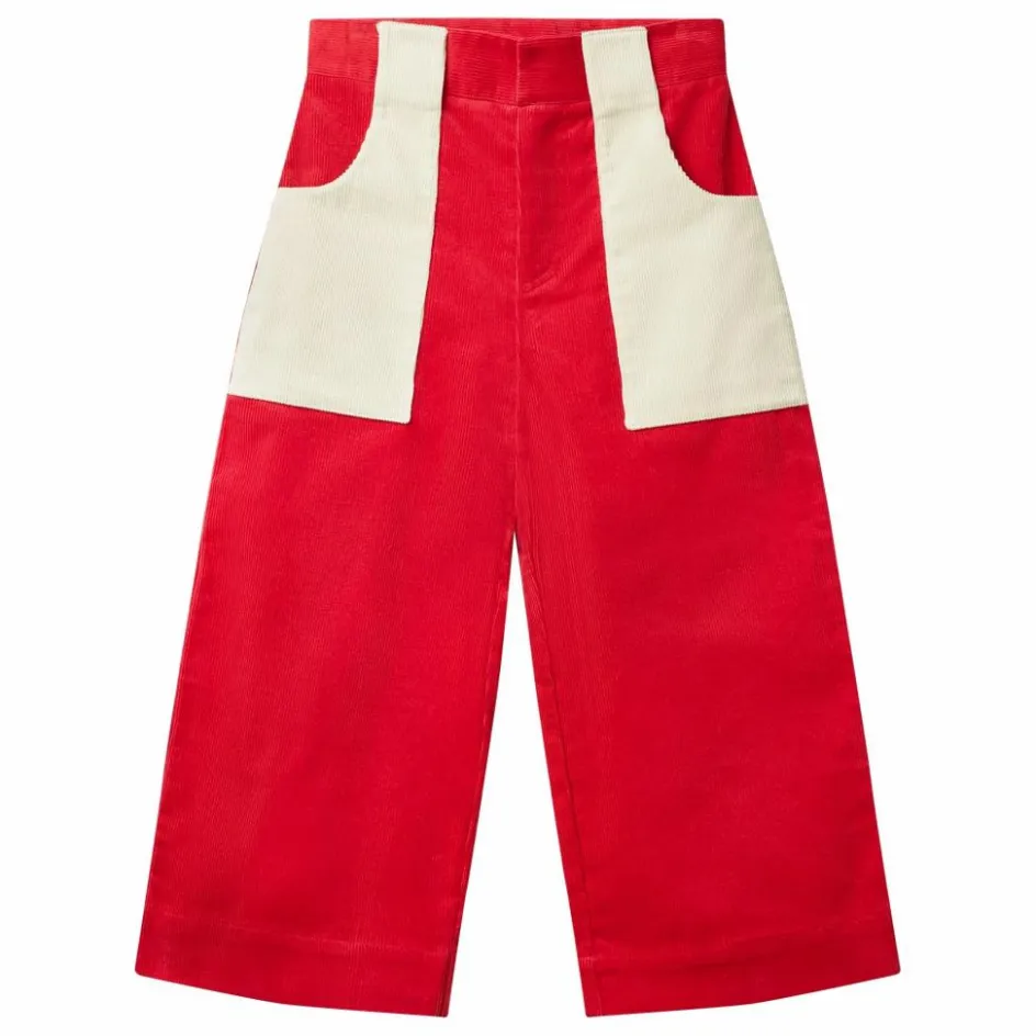 Hot Wynken Pantalon Mirco Cord Pony | Rouge