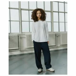 Outlet Sofie Schnoor Pantalon Nolasy Rayé | Bleu marine