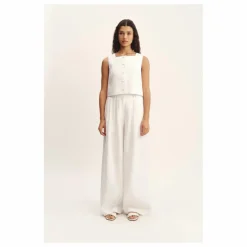 Sale Posse Pantalon Parker Lin | Ivoire