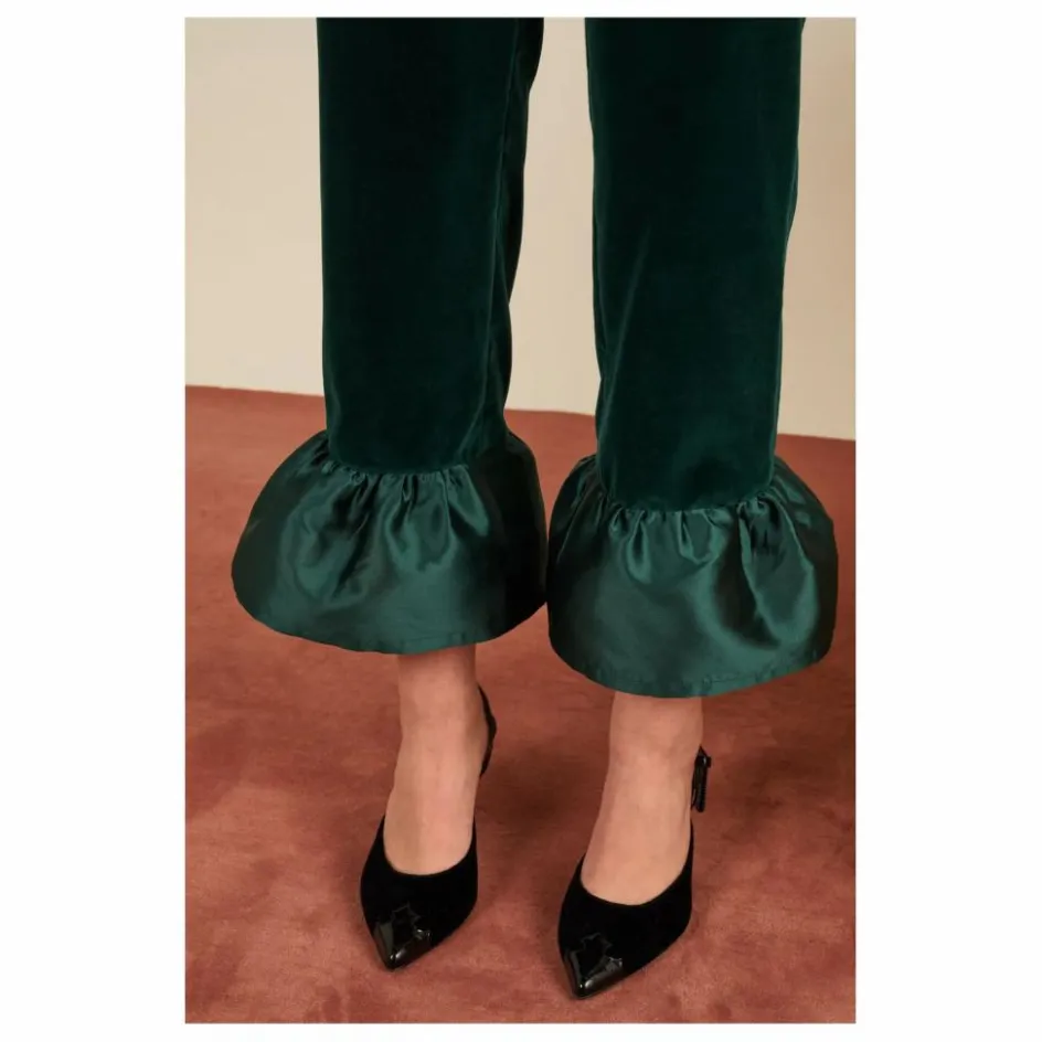 Maria de la Orden Pantalon Percy Velours Laine ||Femme Pantalons