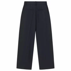 The Tiny Big Sister Pantalon Pinces Laine | Bleu marine