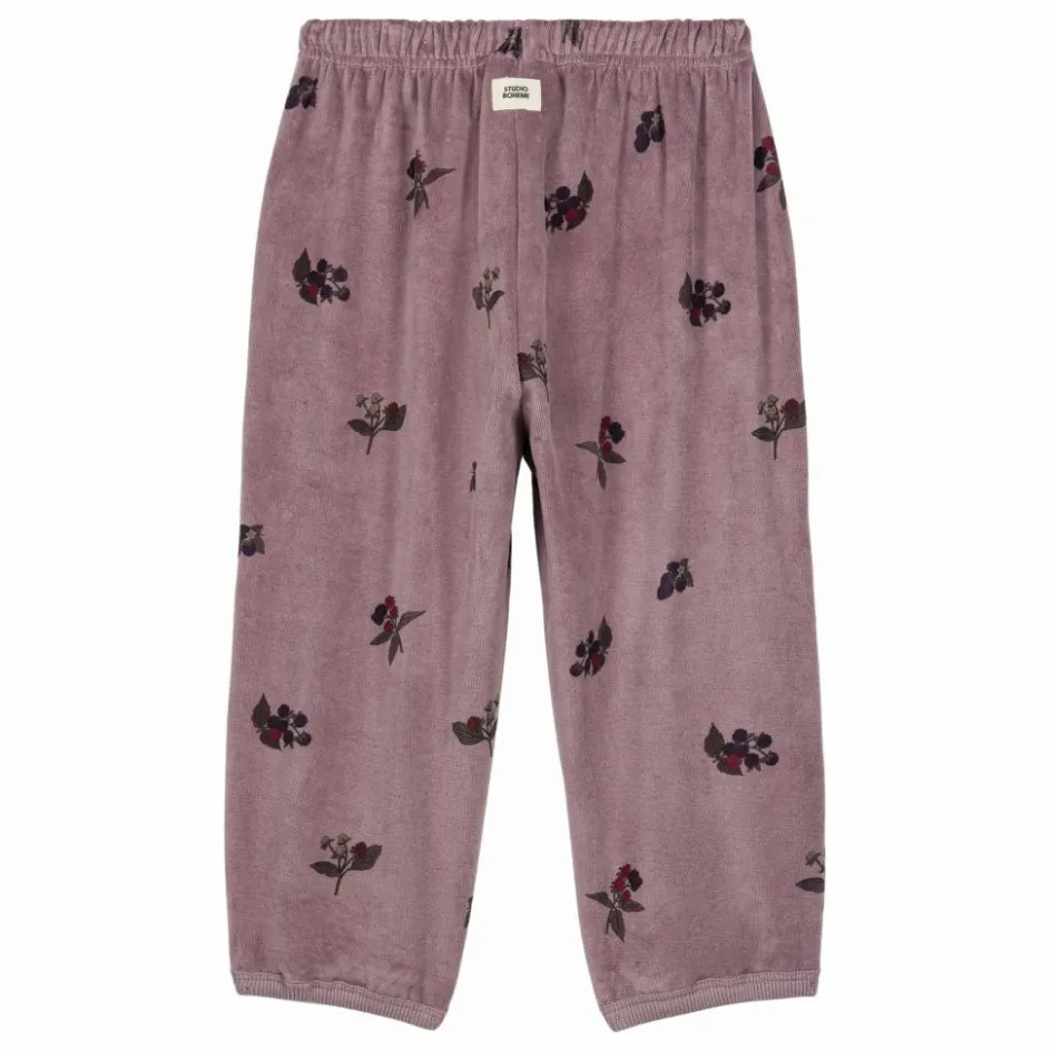 Studio Bohème Pantalon Porgy Mûres Coton Bio ||Enfant Pantalons Jeggings|Leggings, Pantalons