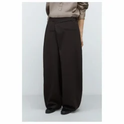 Sale Cordera Pantalon Portefeuille Tailoring Laine Vierge | Marron