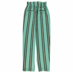 Sisters Department Pantalon Rayé | Bleu Vert