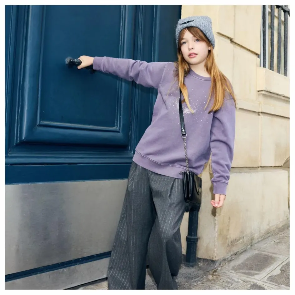 Enfant Zadig & Voltaire Pantalons, Jeans|Pantalons Jeggings*Pantalon Rayé |
