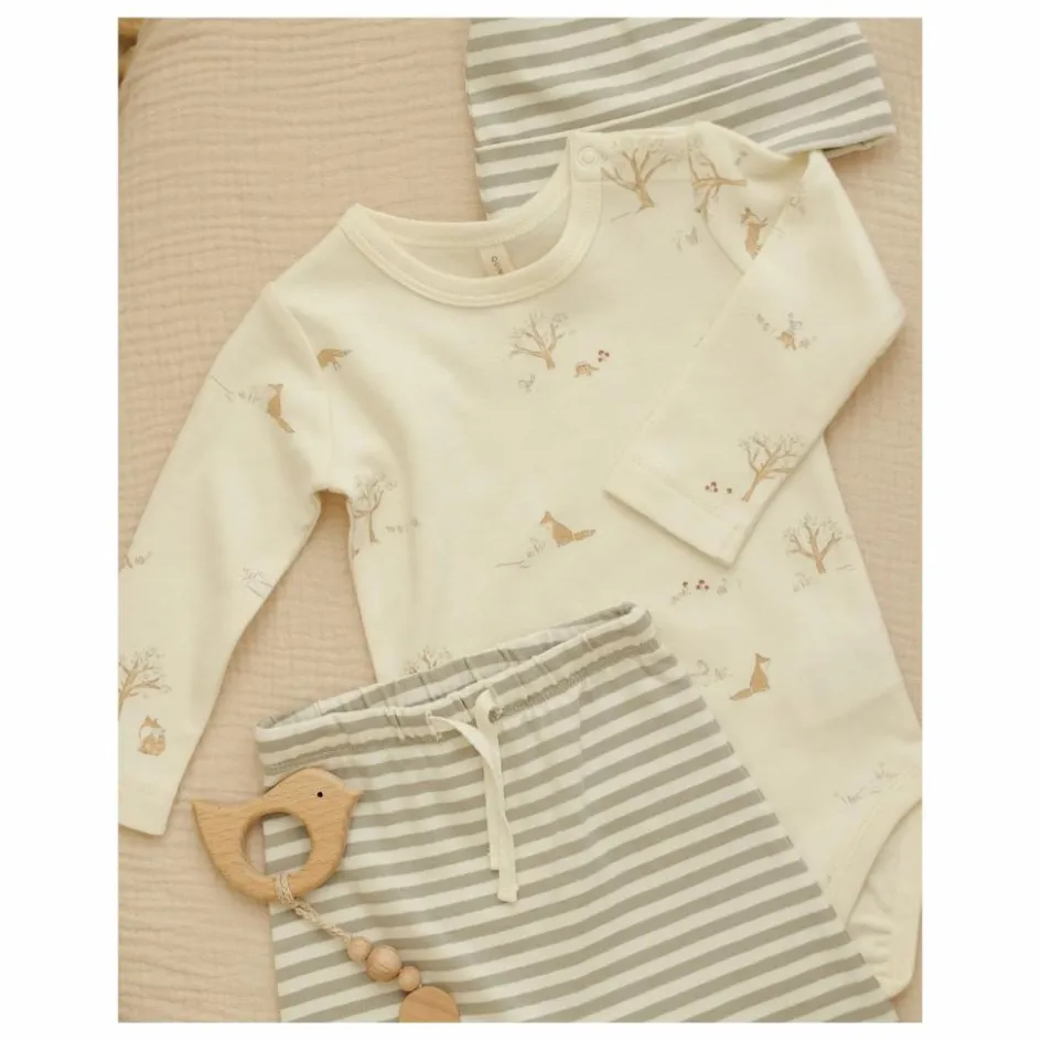 Quincy Mae Joggers, Pantalons|Leggings, Pantalons*Pantalon Rayé Coton Bio |
