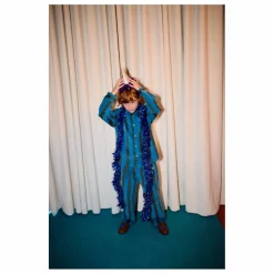 New Bobo Choses Pantalon Rayé Velours | Bleu