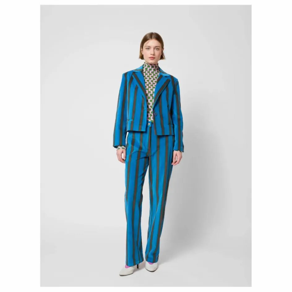Clearance Pantalon Rayée Velours - Collection Femme | Femme Pantalons