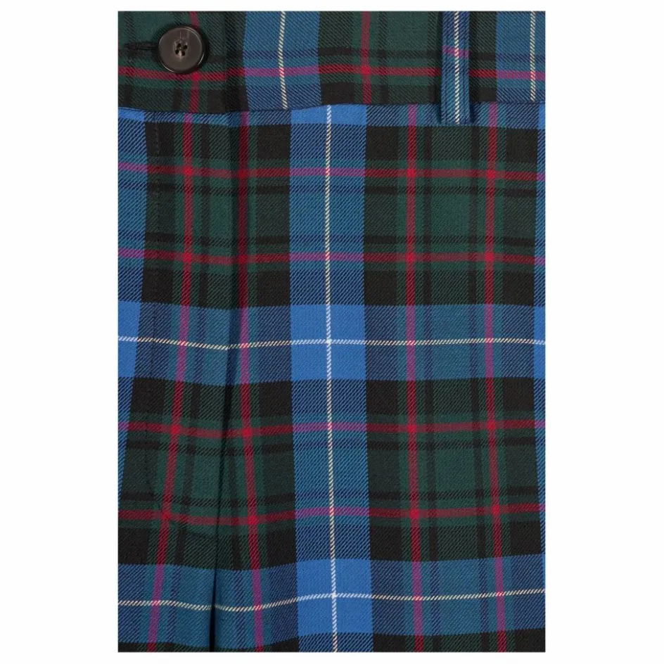 New Maria de la Orden Pantalon Romeo Carreaux | Bleu