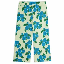 Mini Rodini Pantalon Roses Coton Bio | Vert pistache