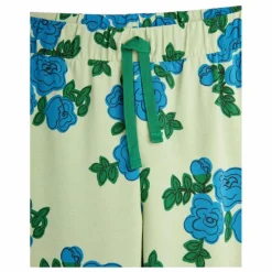 Mini Rodini Pantalon Roses Coton Bio | Vert pistache