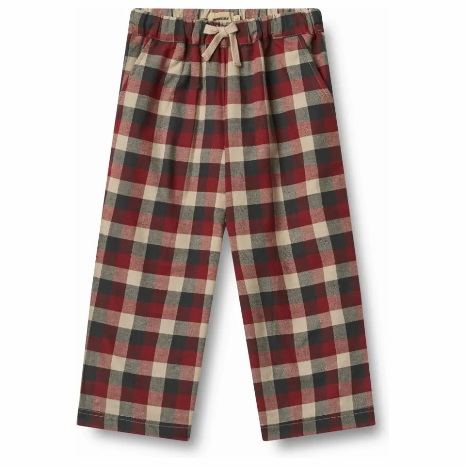 Enfant Wheat Pantalons, Joggers|Pantalons Jeggings*Pantalon Sasha Carreaux Coton Bio |