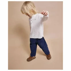 Sale Búho Pantalon Soft Velours Côtelé Coton Bio | Bleu marine