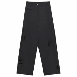 Femme Cordera Pantalons*Pantalon Tailoring Perles Laine Vierge |
