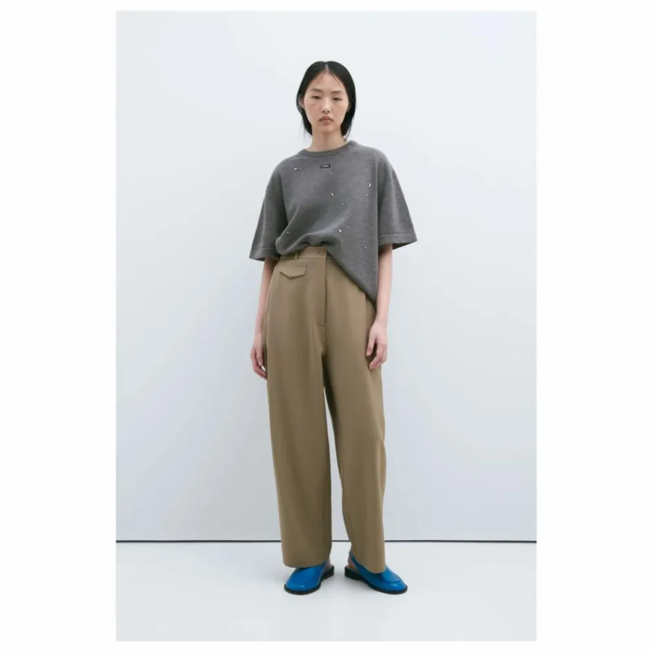 Femme Cordera Pantalons*Pantalon Tailoring Poche Laine Vierge |