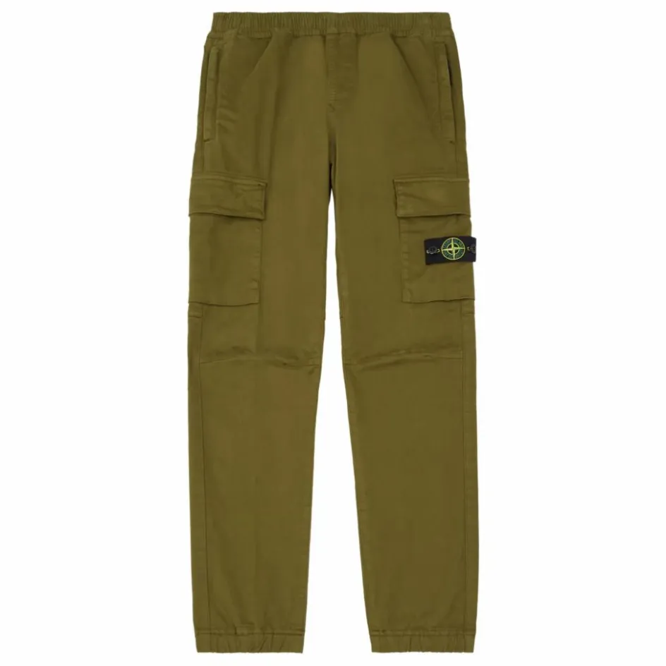 Stone Island Pantalon Tarered | Vert kaki