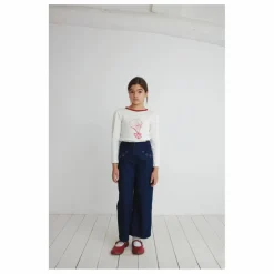 Bebe Organic Pantalon Tessa Denim | Bleu marine