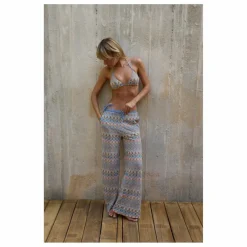 Baie Brune Pantalon Tricot Maud | Orange