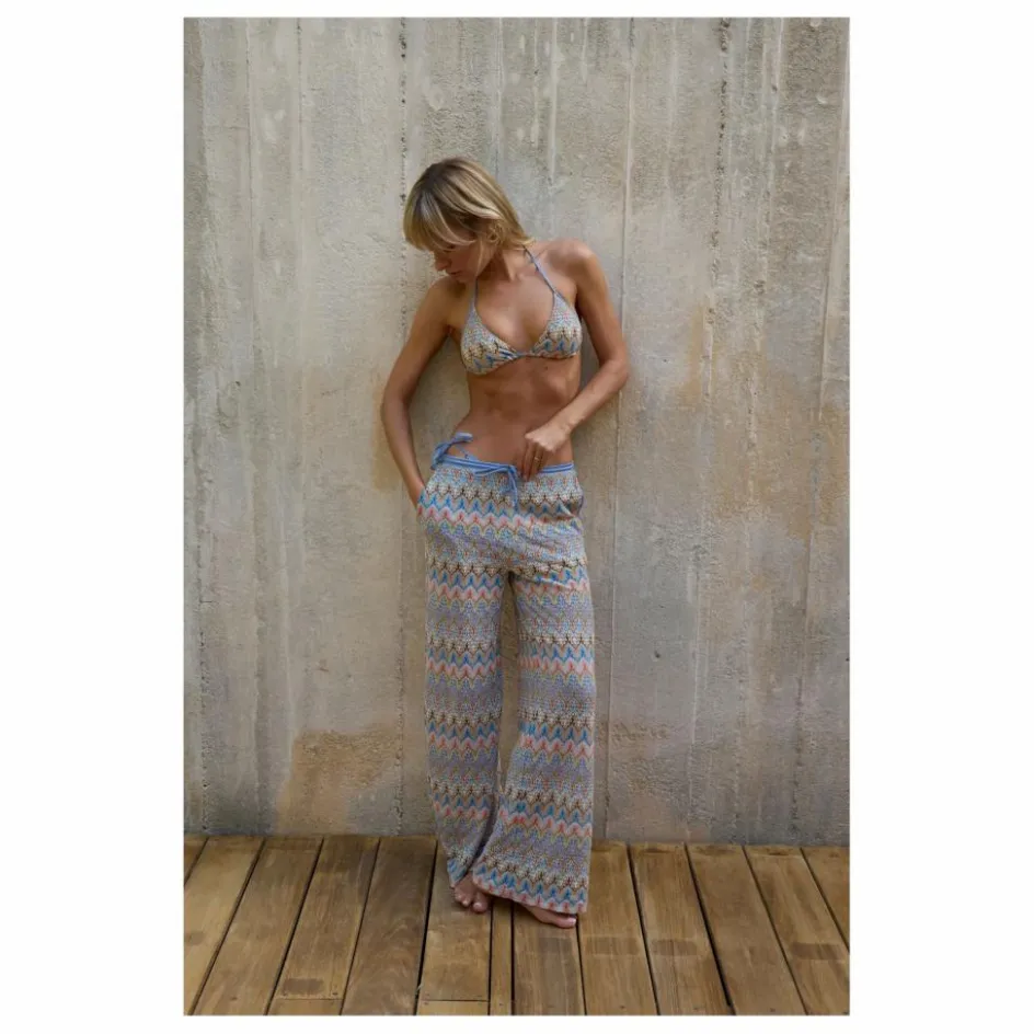Baie Brune Pantalon Tricot Maud | Orange