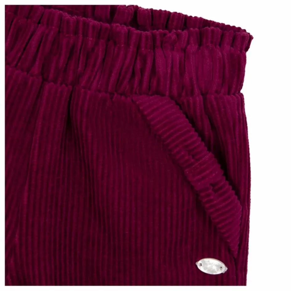 Sale Tartine et Chocolat Pantalon Velours Côtelé Nœud | Prune