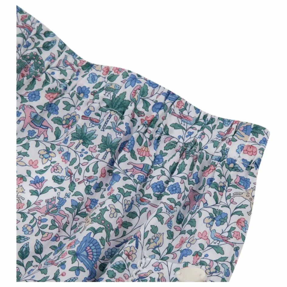 Outlet Tartine et Chocolat Pantalon Volants Liberty | Blanc
