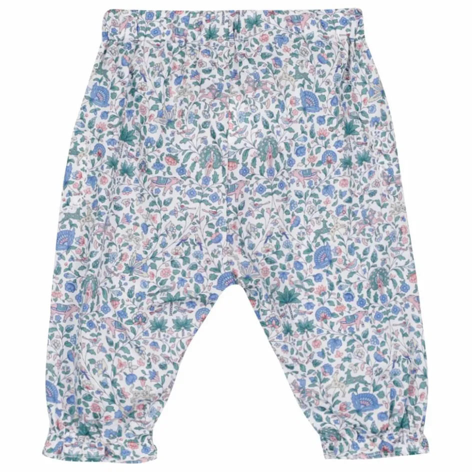 Outlet Tartine et Chocolat Pantalon Volants Liberty | Blanc