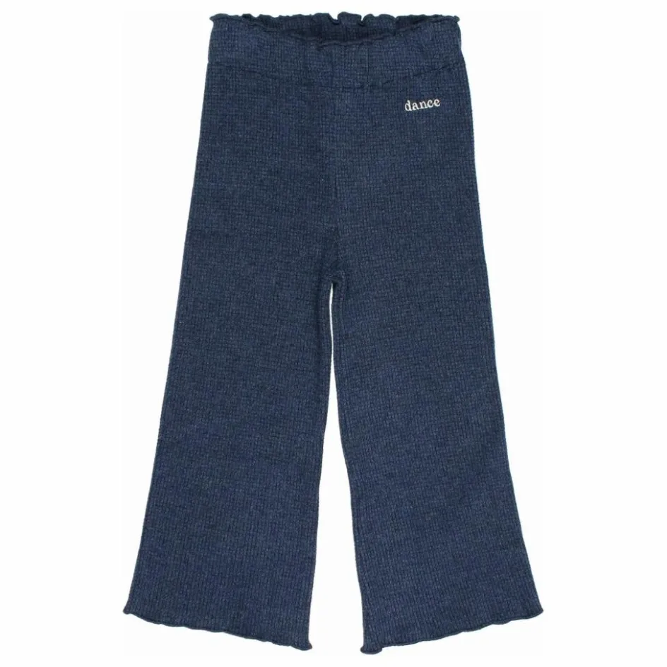 Hot Búho Pantalon Waffle | Bleu marine