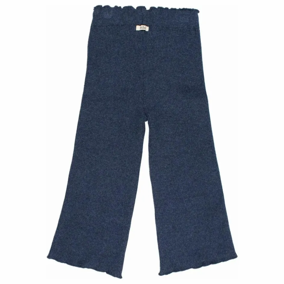 Hot Búho Pantalon Waffle | Bleu marine