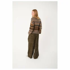 Outlet Lollys Laundry Pantalon Zola Léopard | Marron