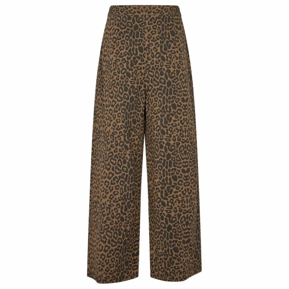 Outlet Lollys Laundry Pantalon Zola Léopard | Marron