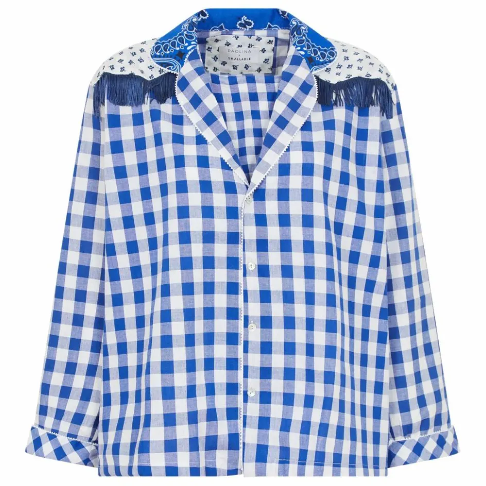 Sale Paolina x Smallable - Blouse Douglas | Bleu
