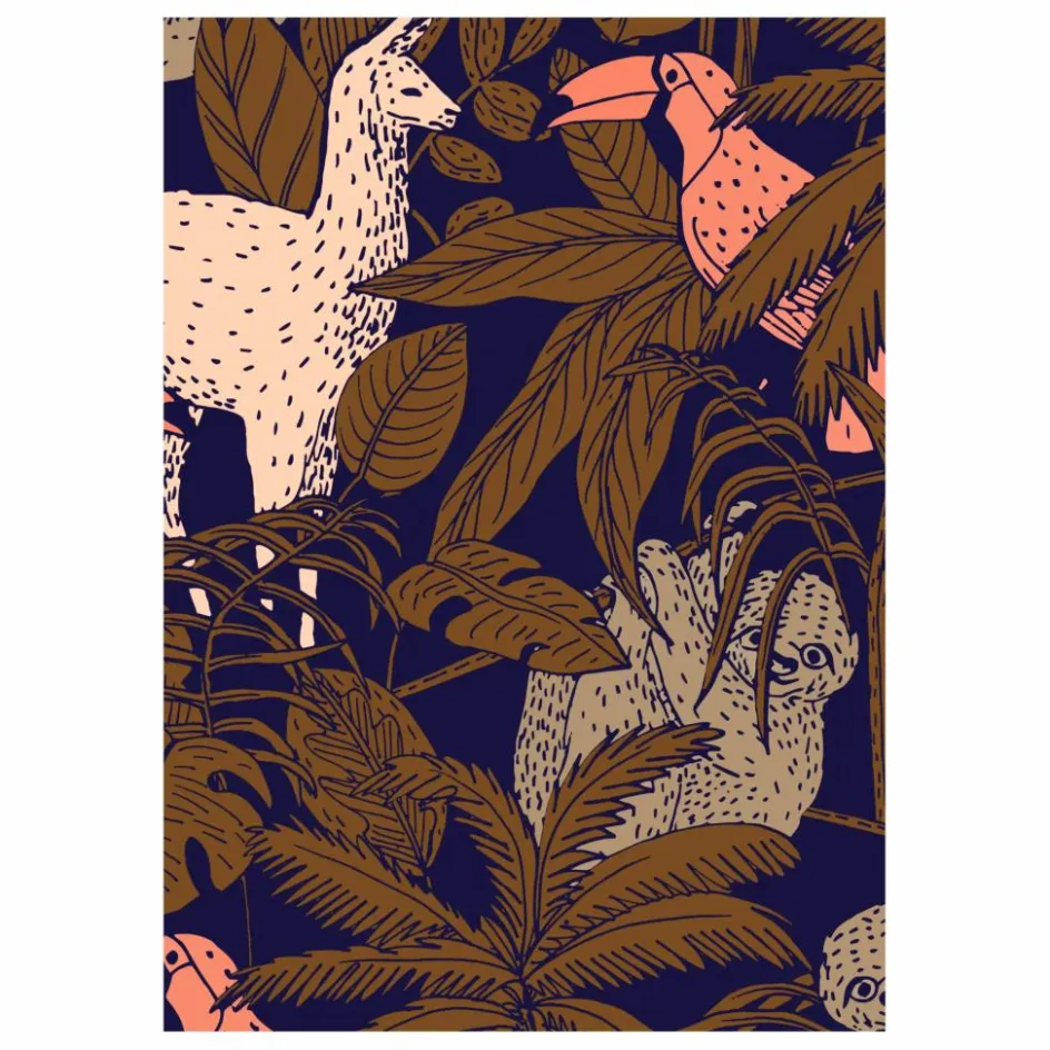 Season Paper Papier peint Amazonie|Enfant Papiers Peints|Déco Murale Enfant