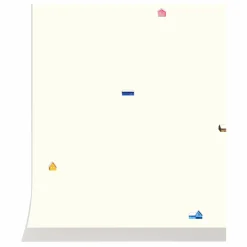 Online Season Paper Papier peint Maisons Multicolore