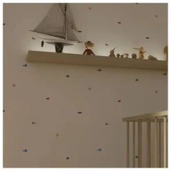Online Season Paper Papier peint Maisons Multicolore