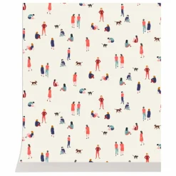 Discount Season Paper Papier peint Promenade Multicolore