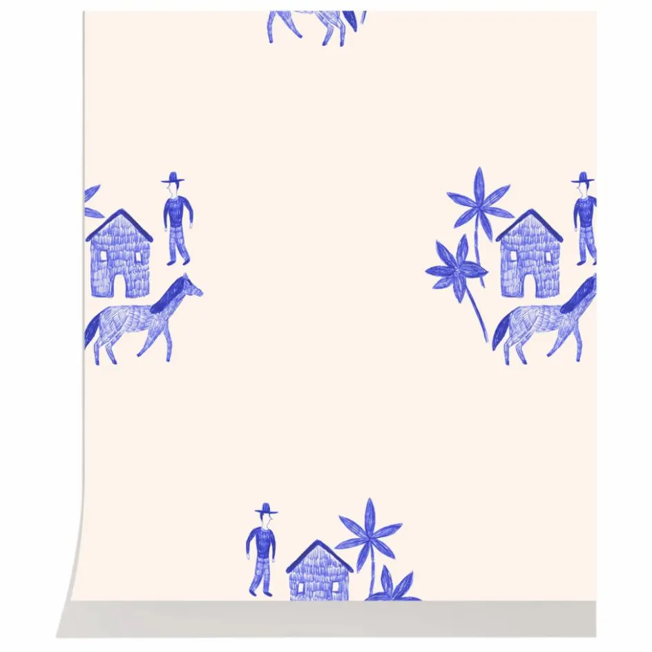 Discount Season Paper Papier peint Ranch Multicolore