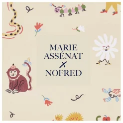Online Nofred Papier-peint Monkey Fun - Marie Assénat x | Beige