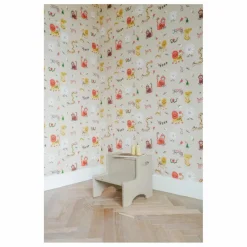 Online Nofred Papier-peint Monkey Fun - Marie Assénat x | Beige